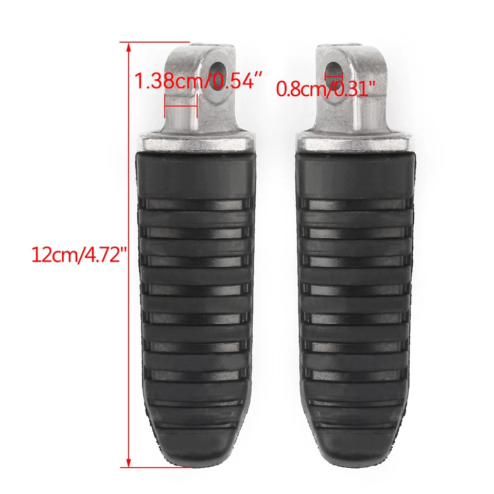 Rear Footrests Foot Pegs For Suzuki V-Strom DL 650 GSX 1250 1300 GSR 600 #3 Foto 2 de 4