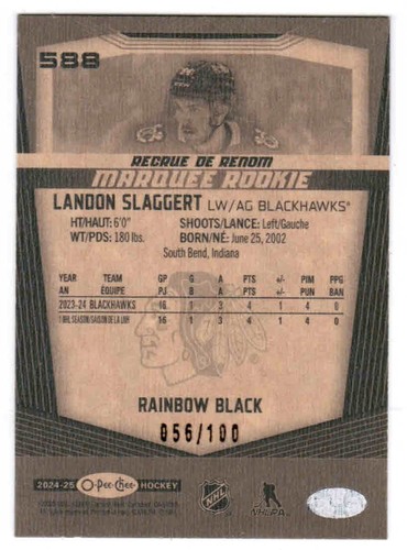 24/25 2024 O-PEE-CHEE OPC MARQUEE ROOKIE RAINBOW BLACK CARDS 541-600 U-Pick List - Picture 20 of 24