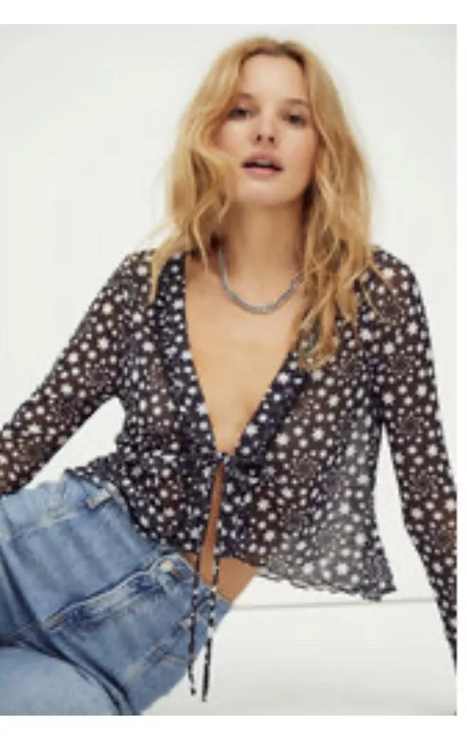free people sheer top