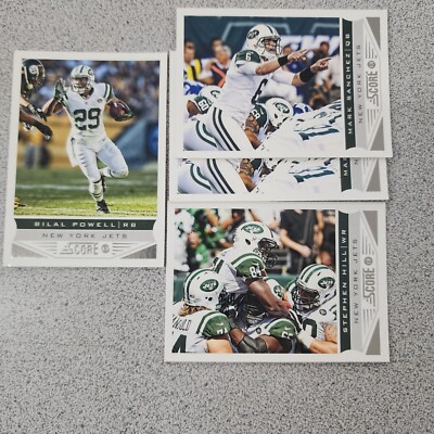 New York Jets Panini NFL card lot Stephen Hill Mark Sanchez(2) Bilal Powell