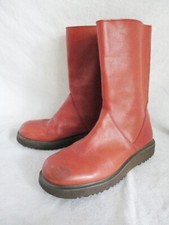 Paul Smith redwood leather pull on Sky Walk sole work chore construction boots 8