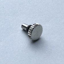 NOS ORIGINAL SS CROWN FOR SEIKO TV 6106, 6119 SEE LIST 40M32NS