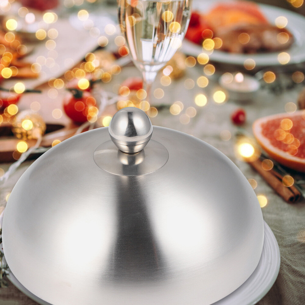 Stainless Steel Food Dome Griddle Steamer Lid Anti Cooking Cover eBay