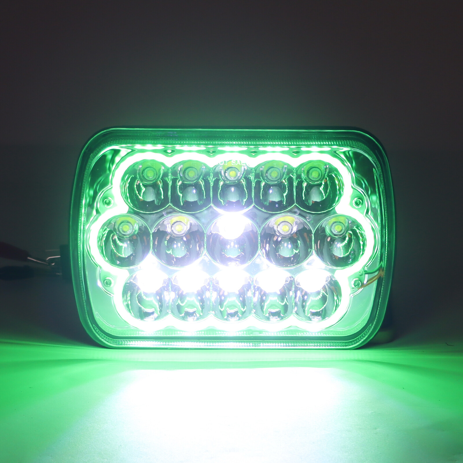 2X 5x7 7x6" LED Headlights Hi-Lo For 1982-2012 Ford E-150 E-250 E-350 Van H6054