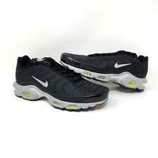 Nike Air Max Plus Premium Nero Opaco Argento Volt 815994-003 Taglia Uomo 6 Wmns 7,5
