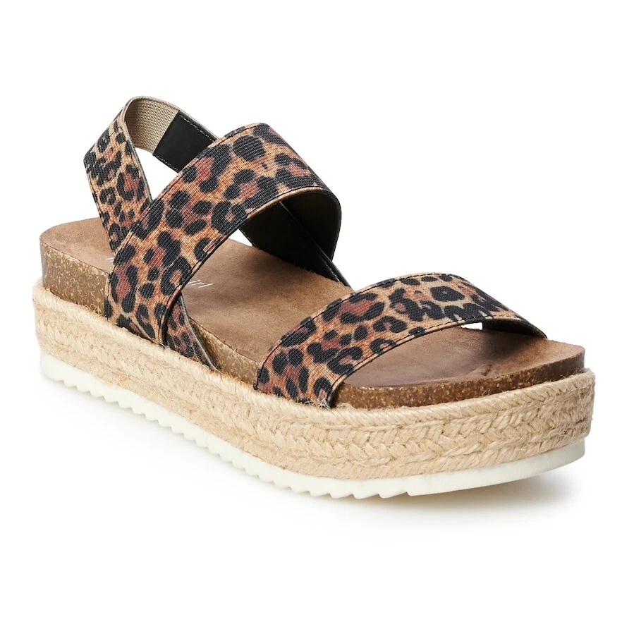 Women s Madden Girl Leopard Cybell Sandal Size 5.5 Medium eBay