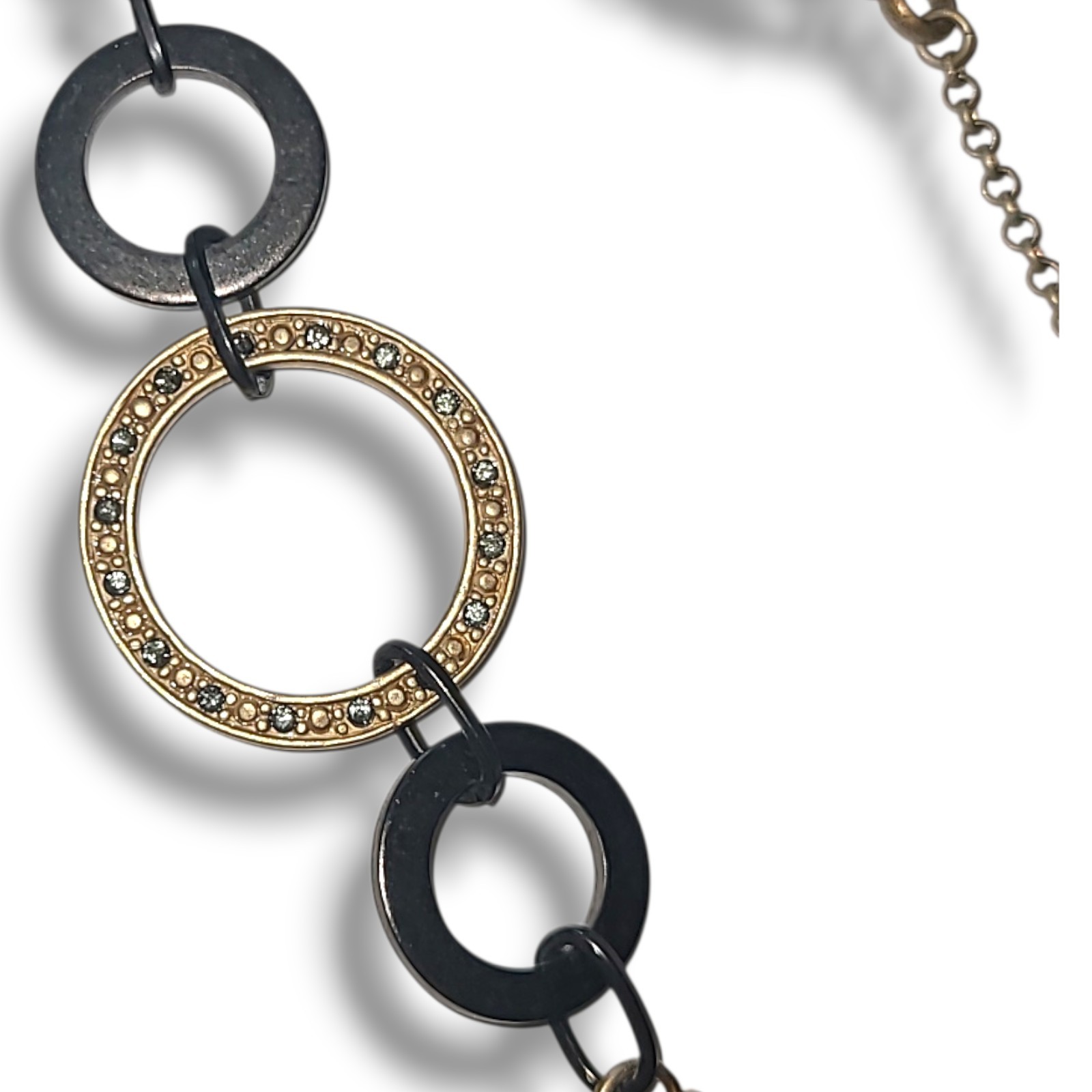 Kenneth Cole Two Tone Multi Chain Statement Neckl… - image 5