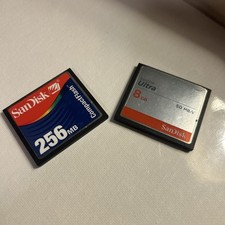 2x SanDisk Memory Cards 8gb  25mb Ultra CF 50MB/S CompactFlash