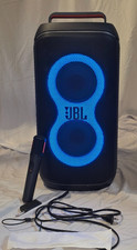 JBL PartyBox 120 Portable Bluetooth Party Speaker Microphone-Used Works Great