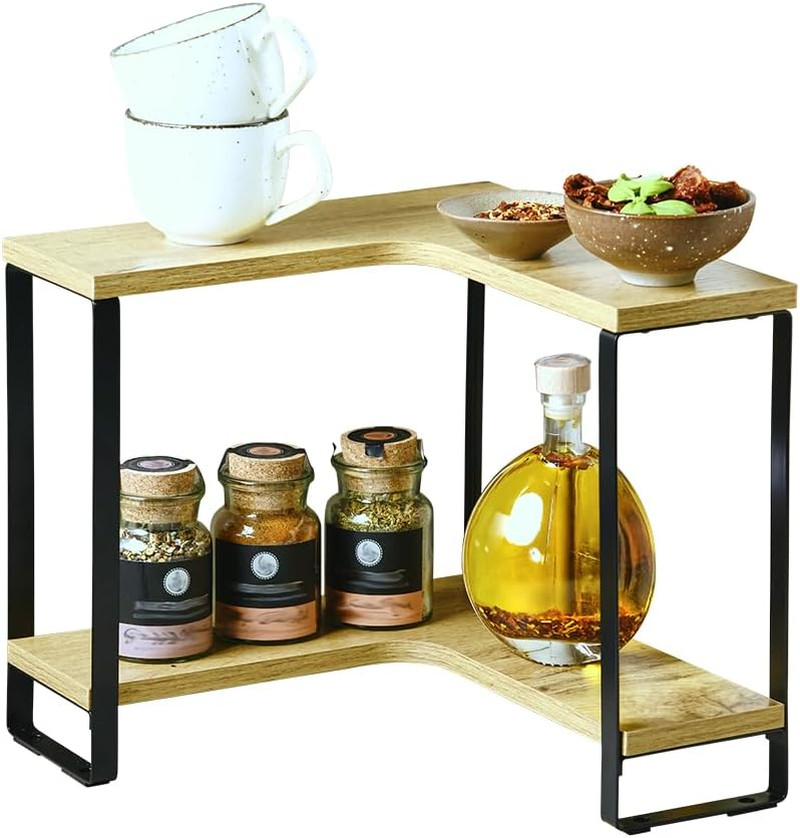 Organizer Cucina Angolare Kesper 26x28x26cm | Scaffale Metallo Robusto