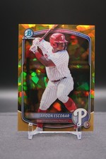 2025 Bowman Draft | Aroon Escobar | Prospect Gold Sapphire /50 | Phillies