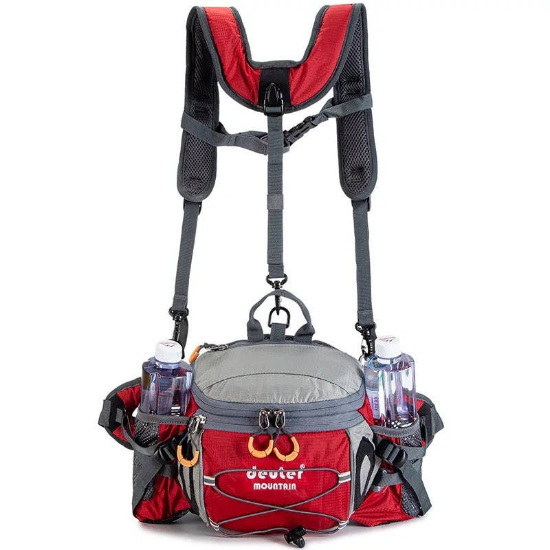 Outdoor Sports Waist Bag Cycling Camping Climbing Hiking Backpack Shoulder Strap