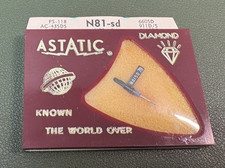 Vintage Astatic N81-sd Diamond Phonograph Record Album Player Stylus Needle