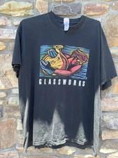 Vintage 90s Glass Works Shirt Size 2XL Bong Science