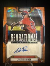 2025 Panini Prizm-Justin Riemer Sensational Signatures Orange Pulsar Auto RC /99