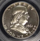 Franklin Silver Half Dollar 1961 Proof. PCGS PR-68. Lot 9064-579-7678