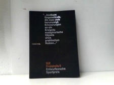 IDZ Protokolle II. Entwurfswoche Sportpreis. IDZ Berlin: