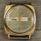 Vintage Seiko DX M88 Sealion 6106-8030 Automatic Day/Date Gold Tone Mens Watch