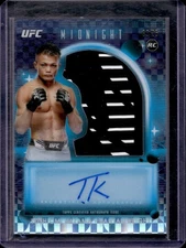 2025 Topps Midnight UFC Toshiomi Kazama Rookie Relic Moonrise Auto /25 RRA-TK