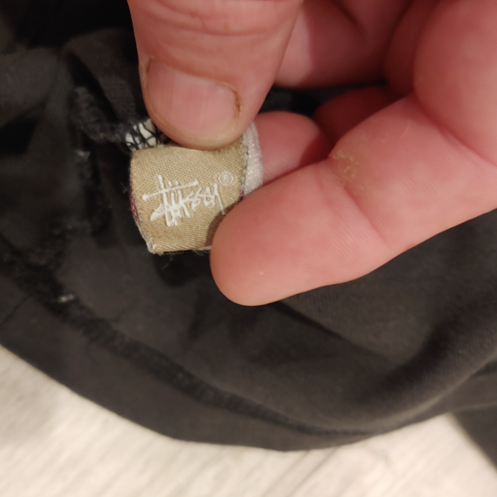 Stussy Black Logo T Shirt Mens Small Short Sleeve Streetwear Cotton Tee thumbnail 2