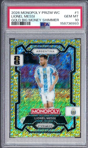 2026 Lionel Messi [Gold Big Money Shimmer] #1