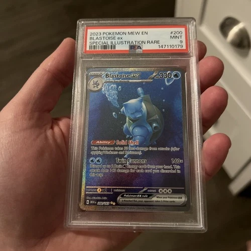 Blastoise ex 200/165 PSA 9 Special Illustration Pokemon 151 SV ENGLISH MINT