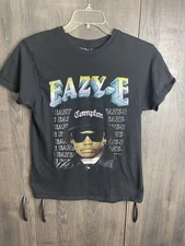 Eazy-E NWA Compton Black Short Sleeve T-Shirt Mens Size Medium Black