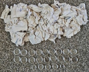 200 Rare NGC Cleaning Cloths for Coins or Jewelry Plus 40 Plastic Coin Holders!