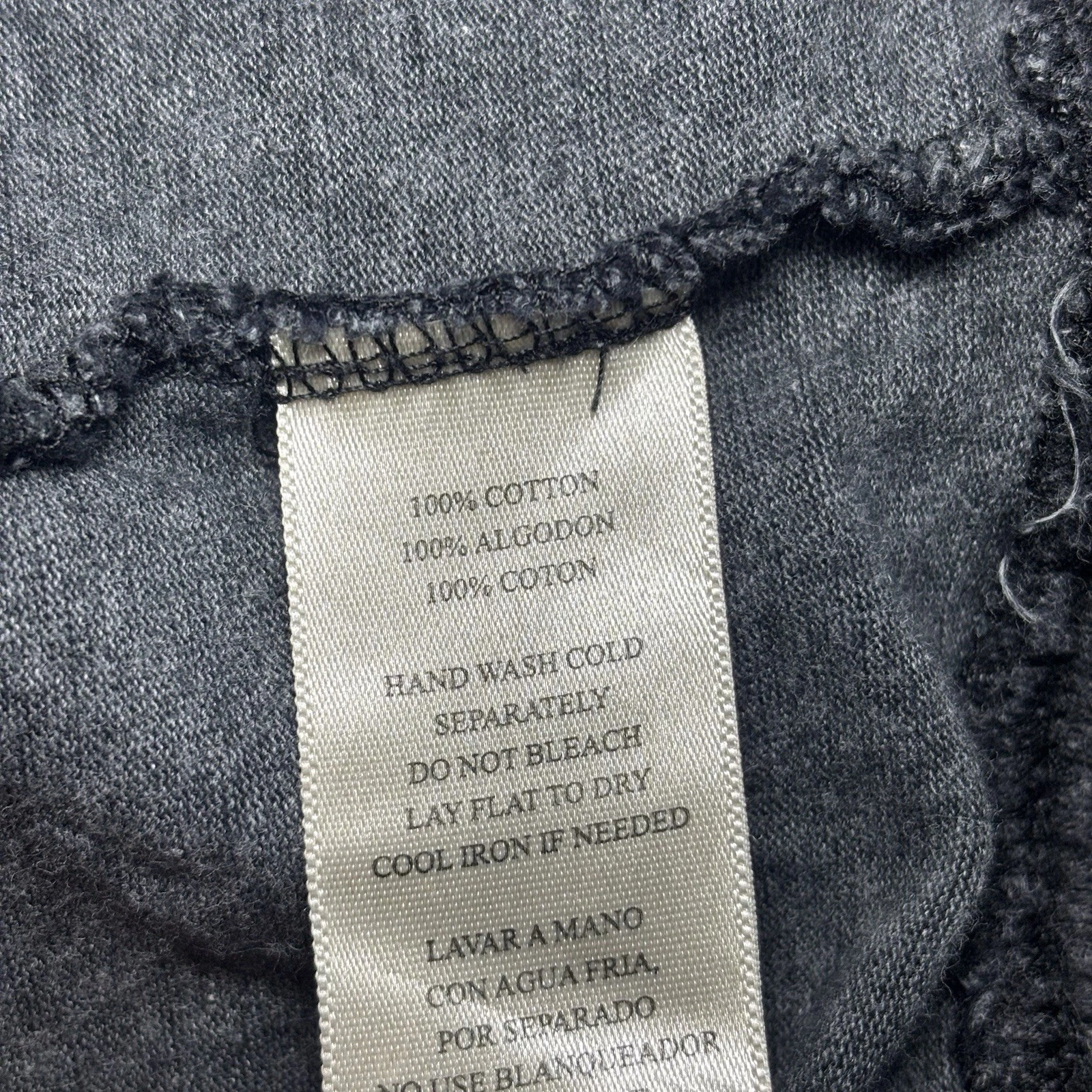 Converse John Varvatos Jacket Mens Large 3 Gray Bomber Full Zip Cotton - product detail image 7