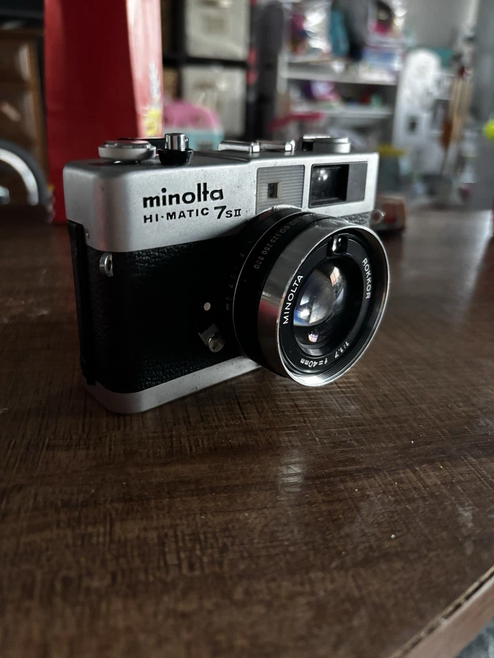 Minolta Hi-Matic 7S II with Rokkor 40mm f1.7 lens 7Sii - Tested - Nice Ex+! - Image 2 of 4