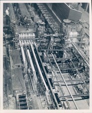 1949 Photo Press Kaiser Services Graphic Arts Department Machinery Vintage