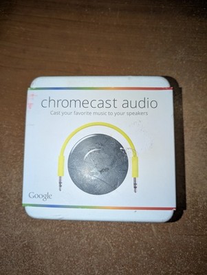 Google Chromecast Audio Media Streamer - Black for sale online | eBay