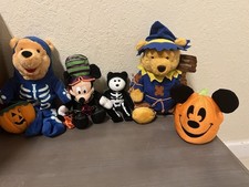 Winne The Pooh and Mickey Mouse Plush Disney Store Halloween Stuffed Animal 5