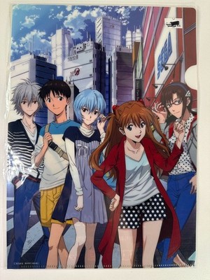 Evangelion Clear File Rei Asuka Shinji Kowaru Maria
