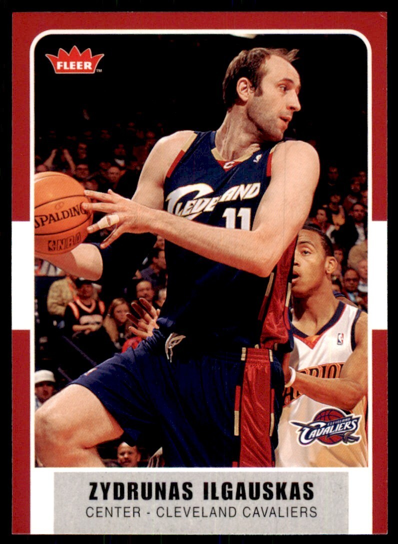 2007-08 Fleer Zydrunas Ilgauskas Basketball Cards #10