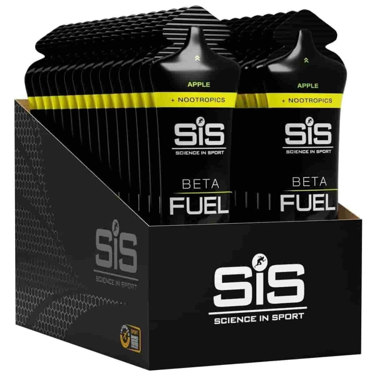 Science in Sport Beta Fuel + Nootropics Gel Apple Flavour 40g- 30pack 31/08/2026