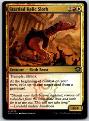 Startled Relic Sloth #233 Uncommon - Secrets of Strixhaven