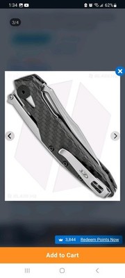 Zero Tolerance 0990 Carbon Fiber Folding Pocket Knife