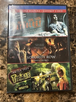 E One Triple Feature DVD Pathology/Sorority Row/Trailer Park of Terror Great