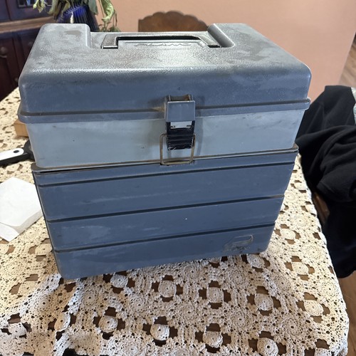 Plano Future 21 Tackle Box With Fishing Gear Lures Misc
