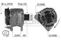Messmer Lichtmaschine Generator 70A 14V FüR VW Polo 1.4 16V 1.0 1.6