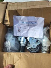 4" Caster Wheel Set for Stainless Steel Commercial Kitchen Prep Tables