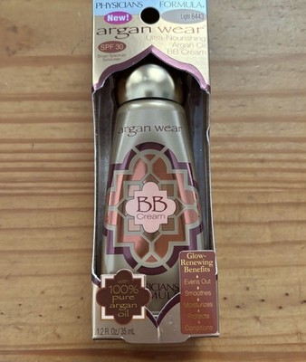 Physicians Formula Argan Wear Ultra-Nourishing BB Cream, Light 1.2 OZ #6443 NIB