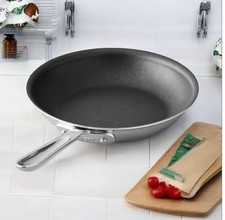 All-Clad d5  8" Polished Stainless-Steel Nonstick  Fry Pan, New