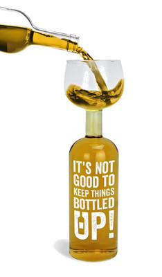 XL 750ml Weinglas - Lustiges Neuheit Geschenk für Weinliebhaber, übergroßes Partyglas