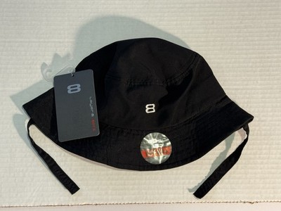 Layer 8 Boys Black Bucket Hat Toddler Size 8 UPF 40+ Sun Hat NWT