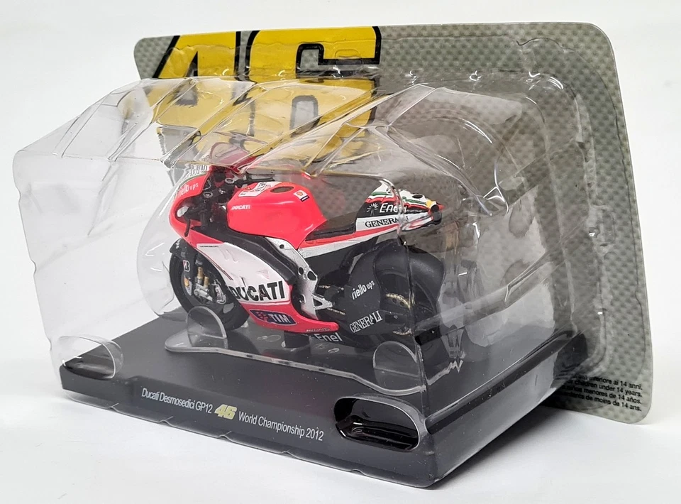 LEO 1/18 - Ducati Desmosedici GP12 WC 2012 Valentino Rossi Motorbike - Image 3 of 3