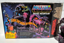 1983 Vintage Mattel He-Man MOTU Snake Mountain near complete  Boxed Working Set