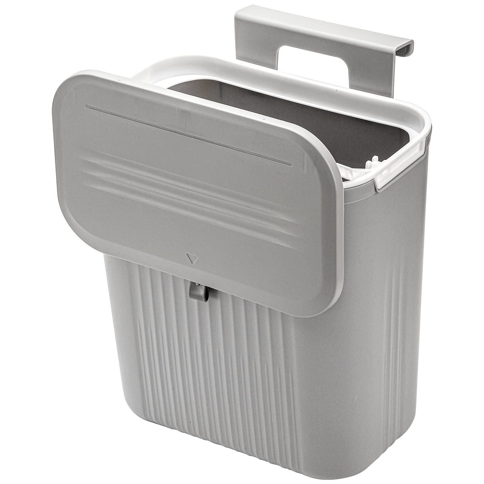 Frcctre 2 Pack 2.4 Gallon Kitchen Compost Bin, Hanging Trash Can with Lid Gar...
