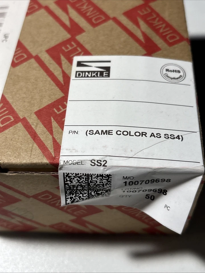 NEW Pack of 50 Dinkle SS2 DIN Rail Terminal Block End Bracket 32mm 35 mm Rail - Image 2 of 2